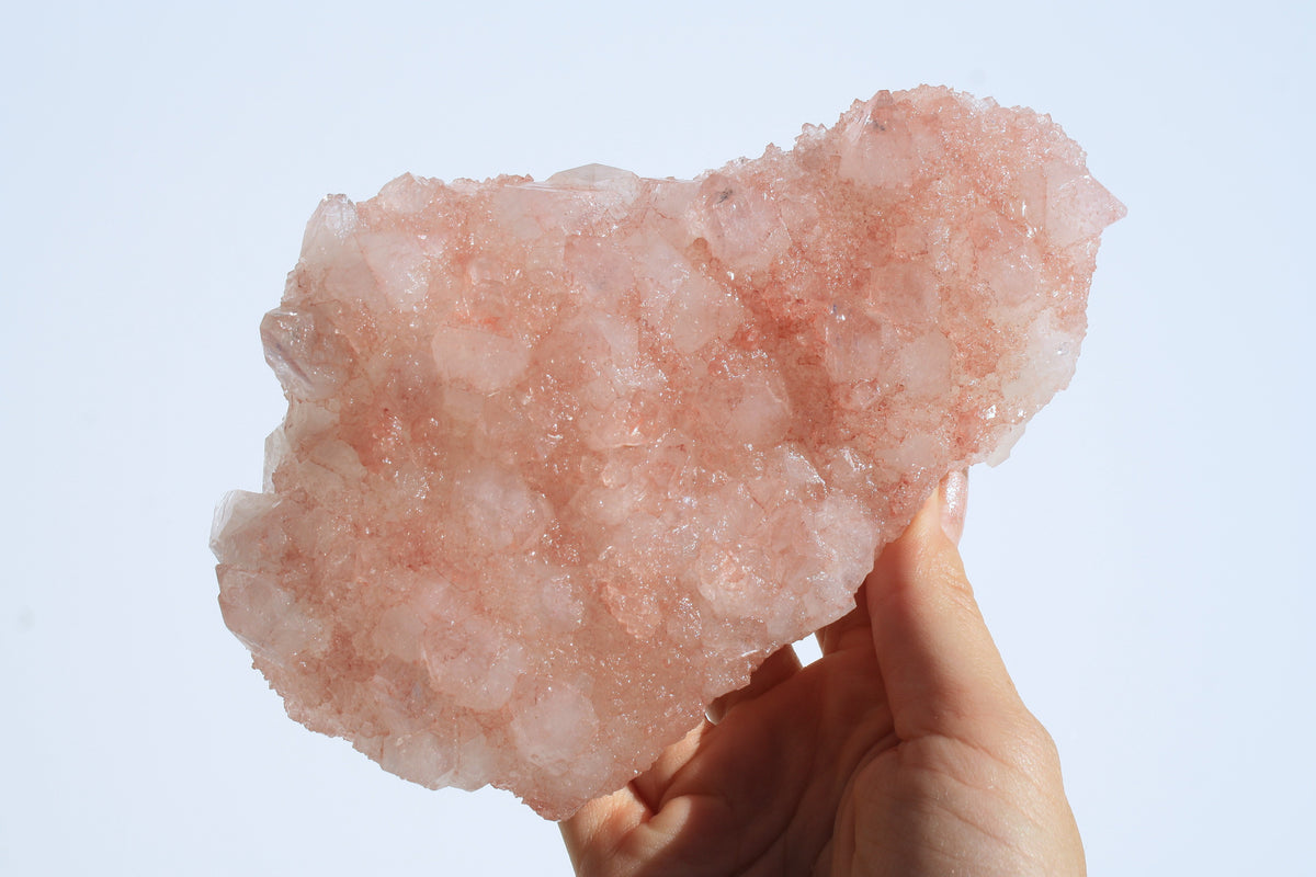 Pink Diamond Apophyllite Slab