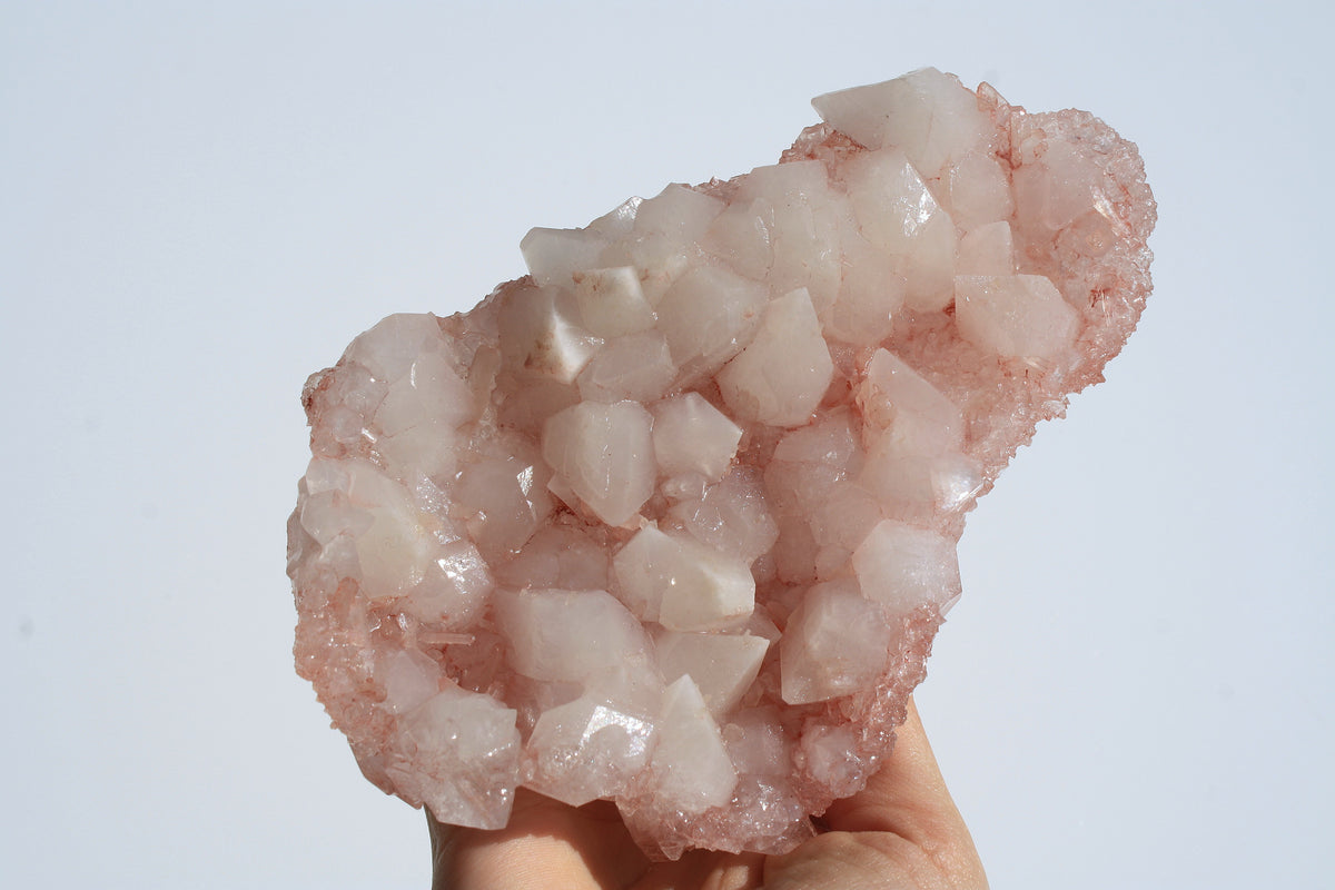 Pink Diamond Apophyllite Slab