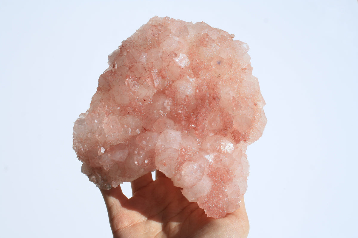 Pink Diamond Apophyllite Slab