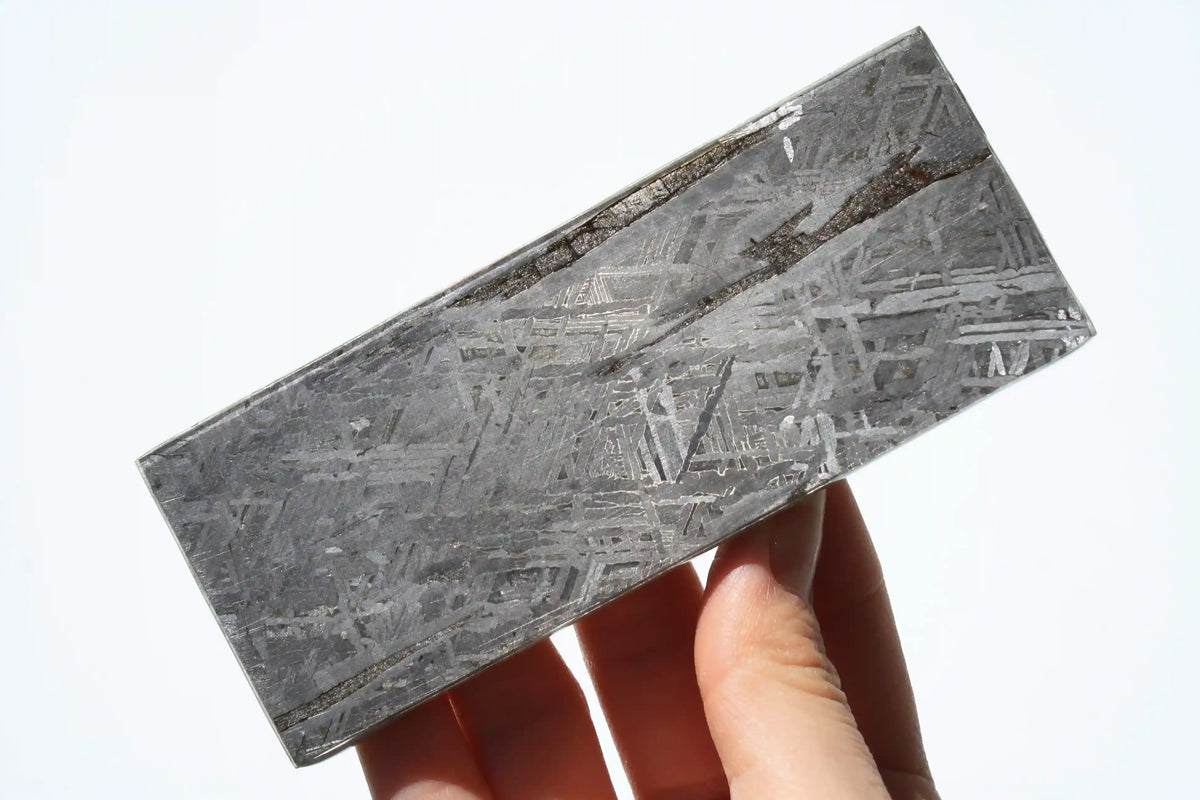 Aletai Meteorite, aletai meteorite, crystal shop, meteorite on stand, crystals from space, moldavite, Widmanstätten Pattern, iron meteorite