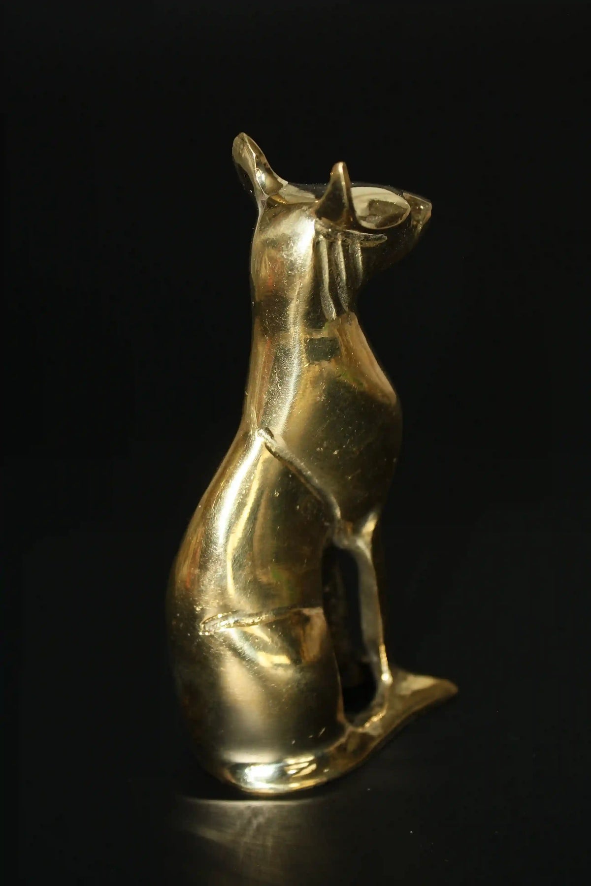 Egyptian cat Bastet statue symbolizing protection, grace, and divine feminine power, Egyptian cat statue