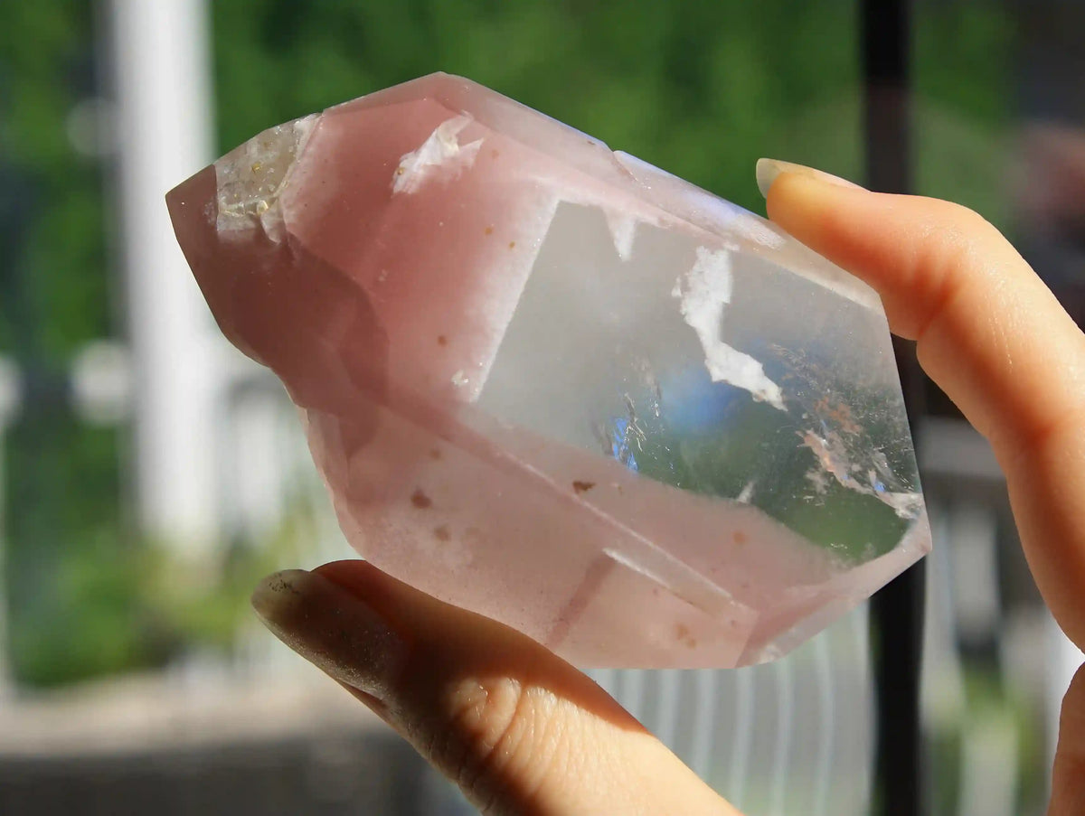 pink lithium quartz, lithium quartz, crystal healing, quartz crystal , pink crystal