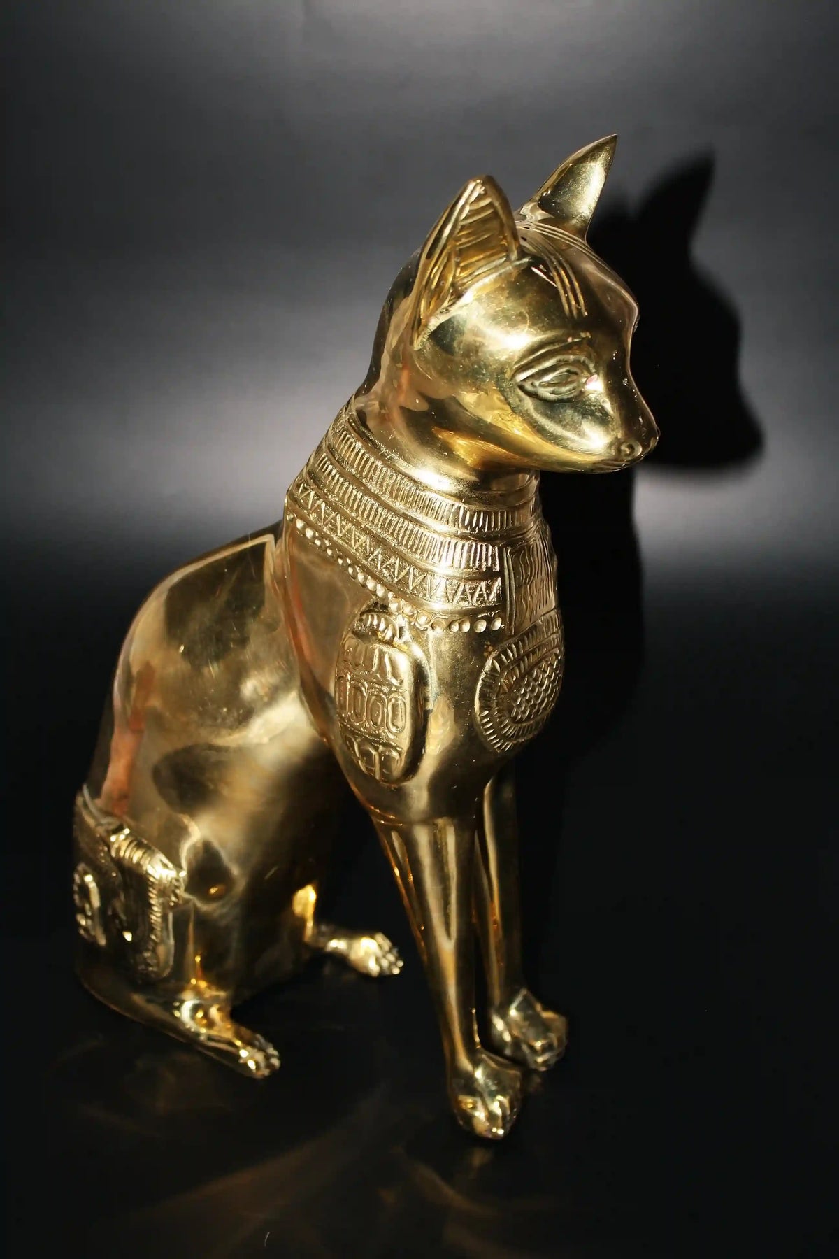 LARGE Egyptian Cat Bastet Statue from Egypt