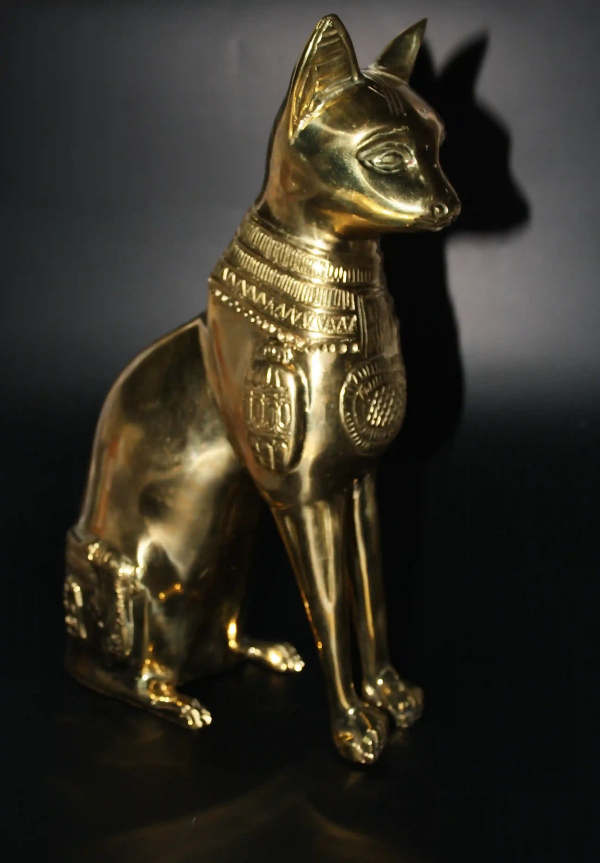 LARGE Egyptian Cat Bastet Statue from Egypt