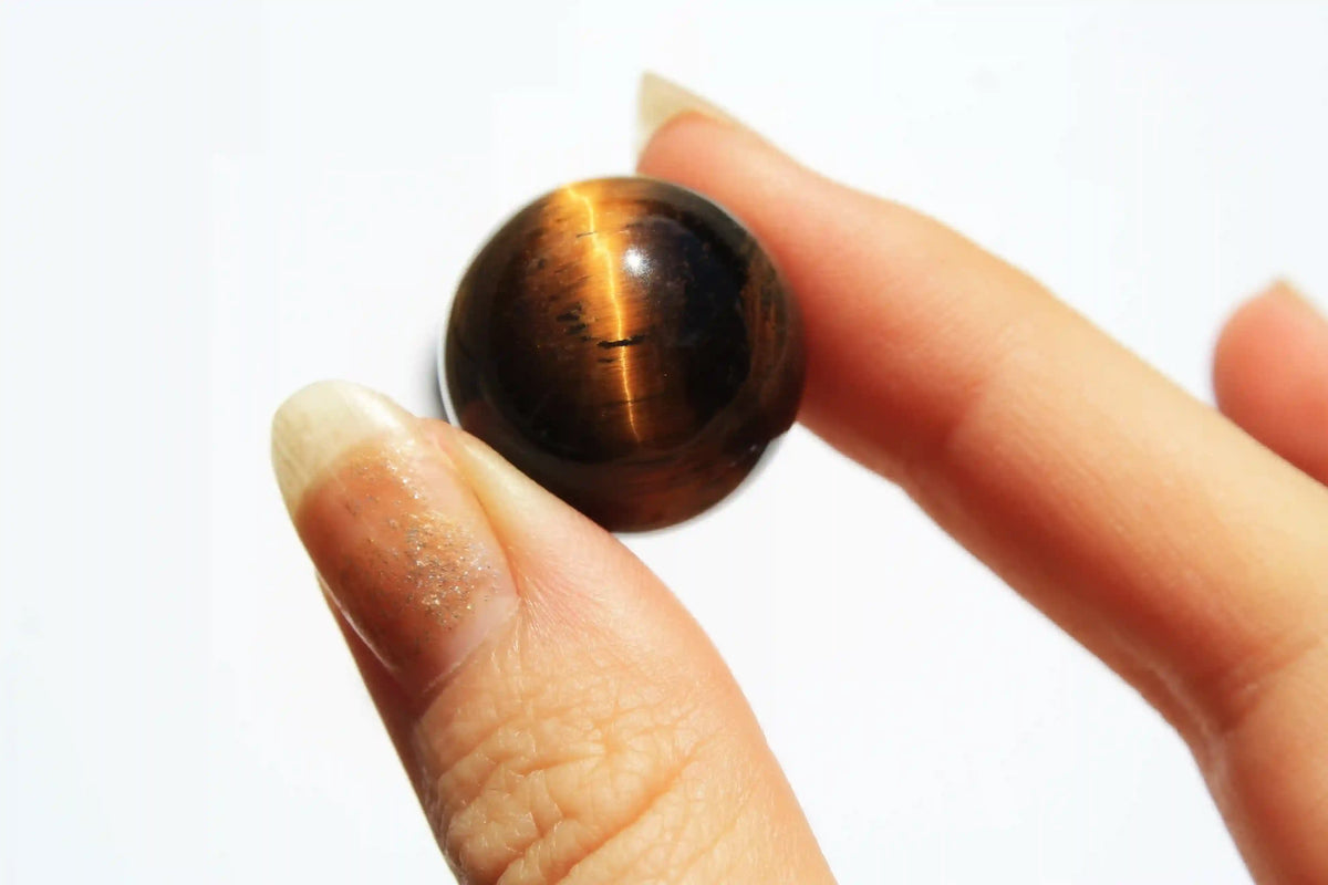 Tigers eye mini sphere, tigers eye sphere, tigers eye crystal, Canadian crystal shop, crystal shop, tigers eye stone, empowerment crystal