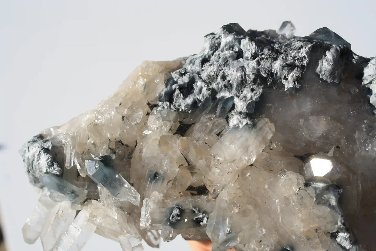 Blue Tara quartz, blue tara cluster, blue tara inclusion crystal , blue inclusion quartz, tara cluster, crystal tara cluster, Canadian crystal shop, blue quartz cluster