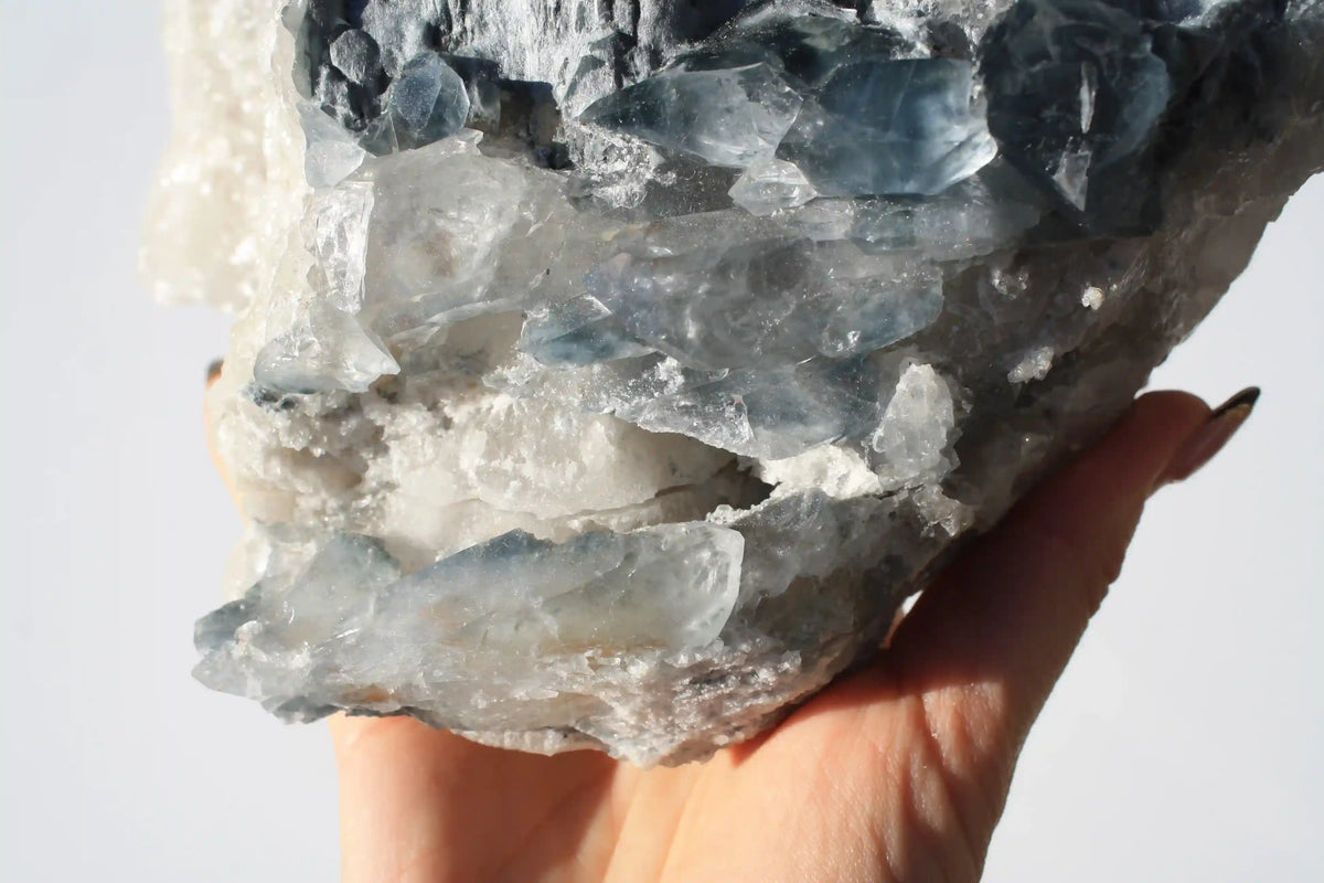 Blue Tara quartz, blue tara cluster, blue tara inclusion crystal , blue inclusion quartz, tara cluster, crystal tara cluster, Canadian crystal shop, blue quartz cluster