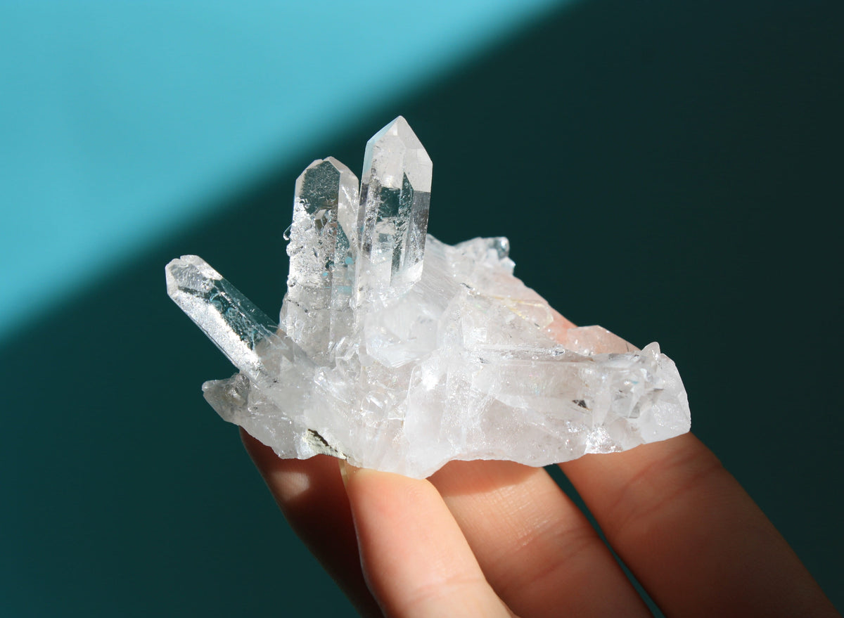 Zeca de souza quartz cluster from Canadian crystal store