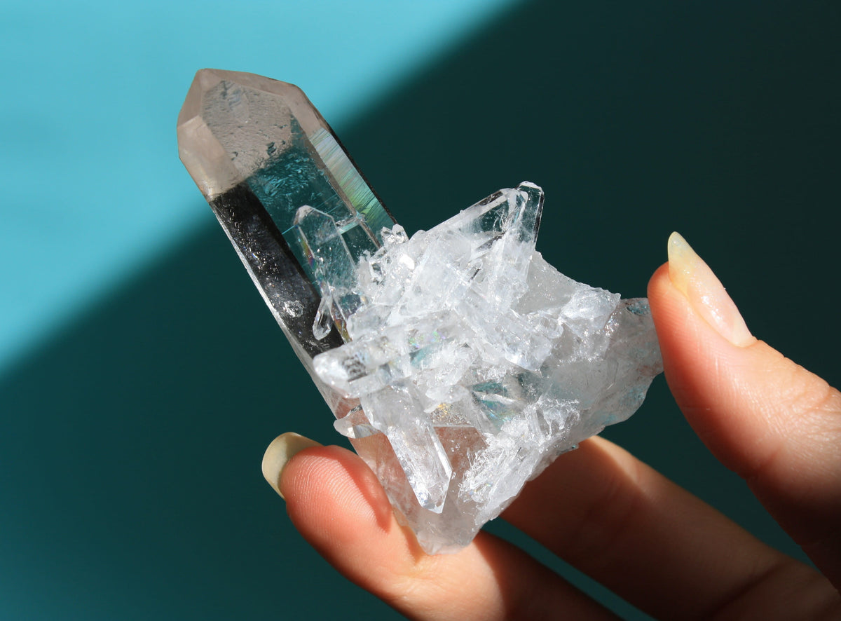 Zeca de souza quartz cluster from Canadian crystal store