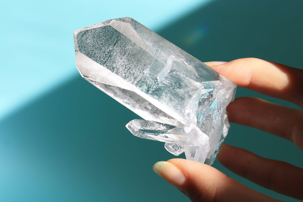 Zeca de souza quartz cluster from Canadian crystal store