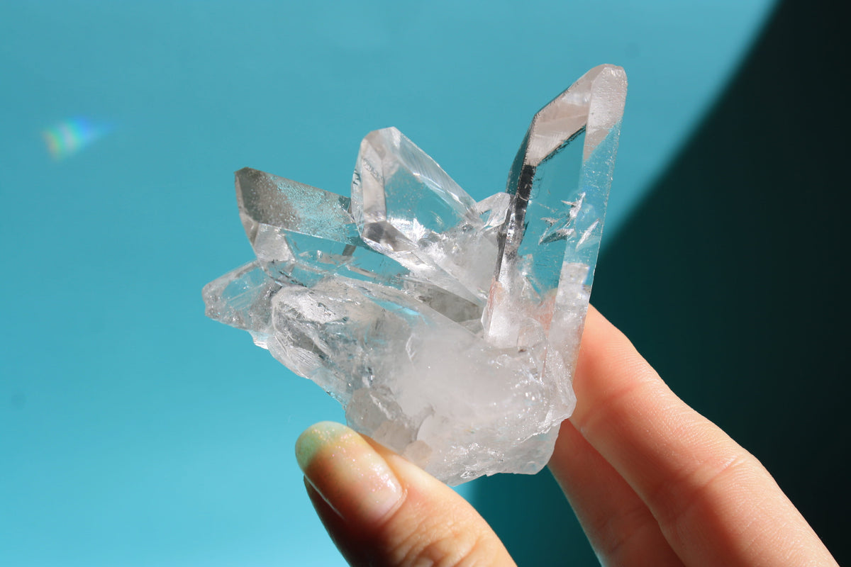 Zeca de souza quartz cluster from Canadian crystal store