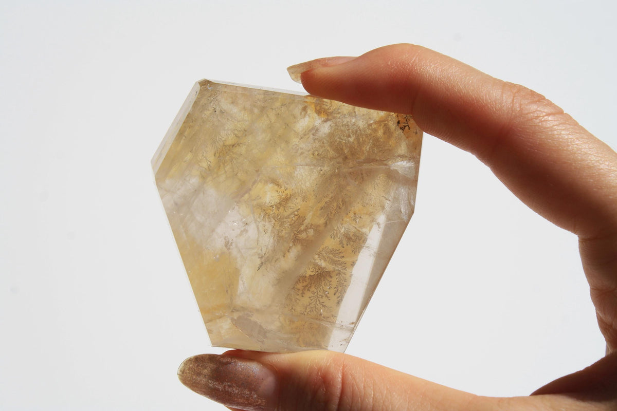 Dendritic Quartz | Dendritic Inclusion inside Quartz | Dendritic Quartz Cabochon | Inclusion Quartz | Tree Inclusion Quartz