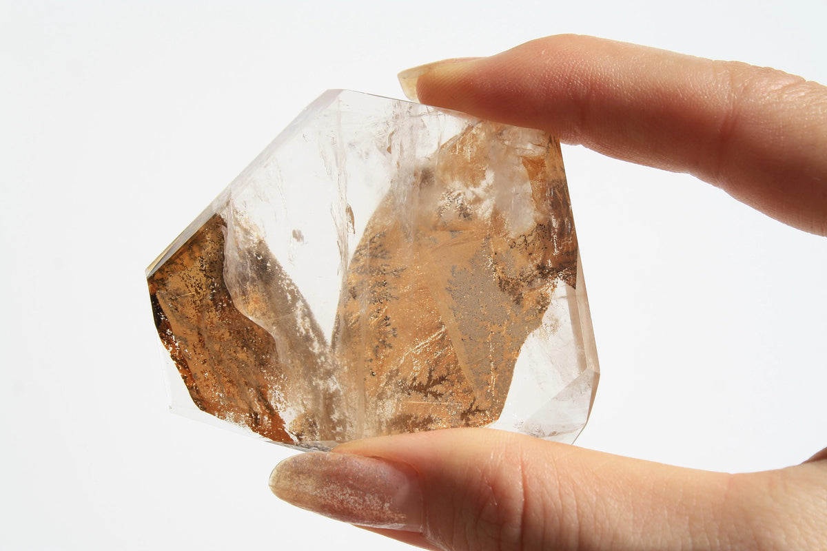Dendritic Quartz | Dendritic Inclusion inside Quartz | Dendritic Quartz Cabochon | Inclusion Quartz | Tree Inclusion Quartz