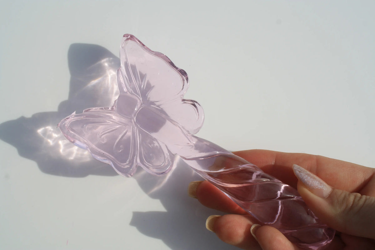 Pink Obsidian Fairy Wand by Vikas Meena