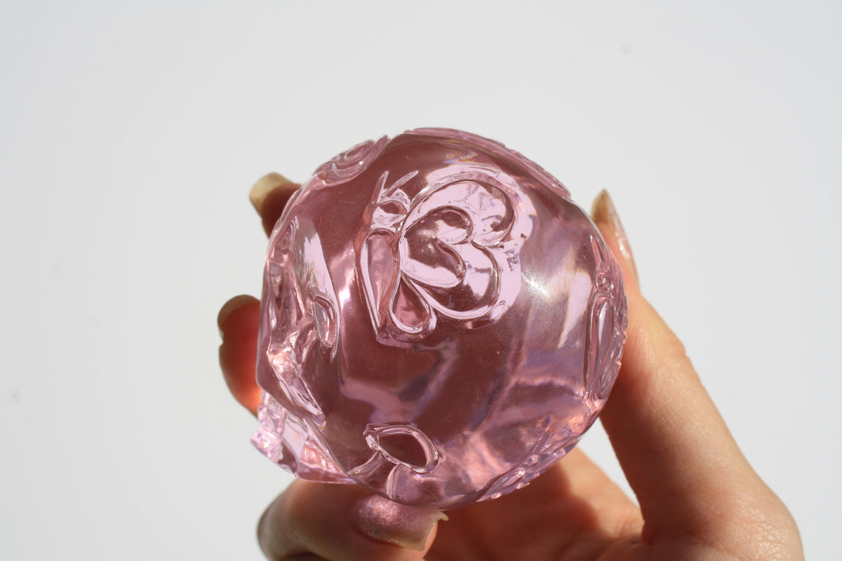 Pink Obsidian Fairy Designed Skull by Vikas Meena