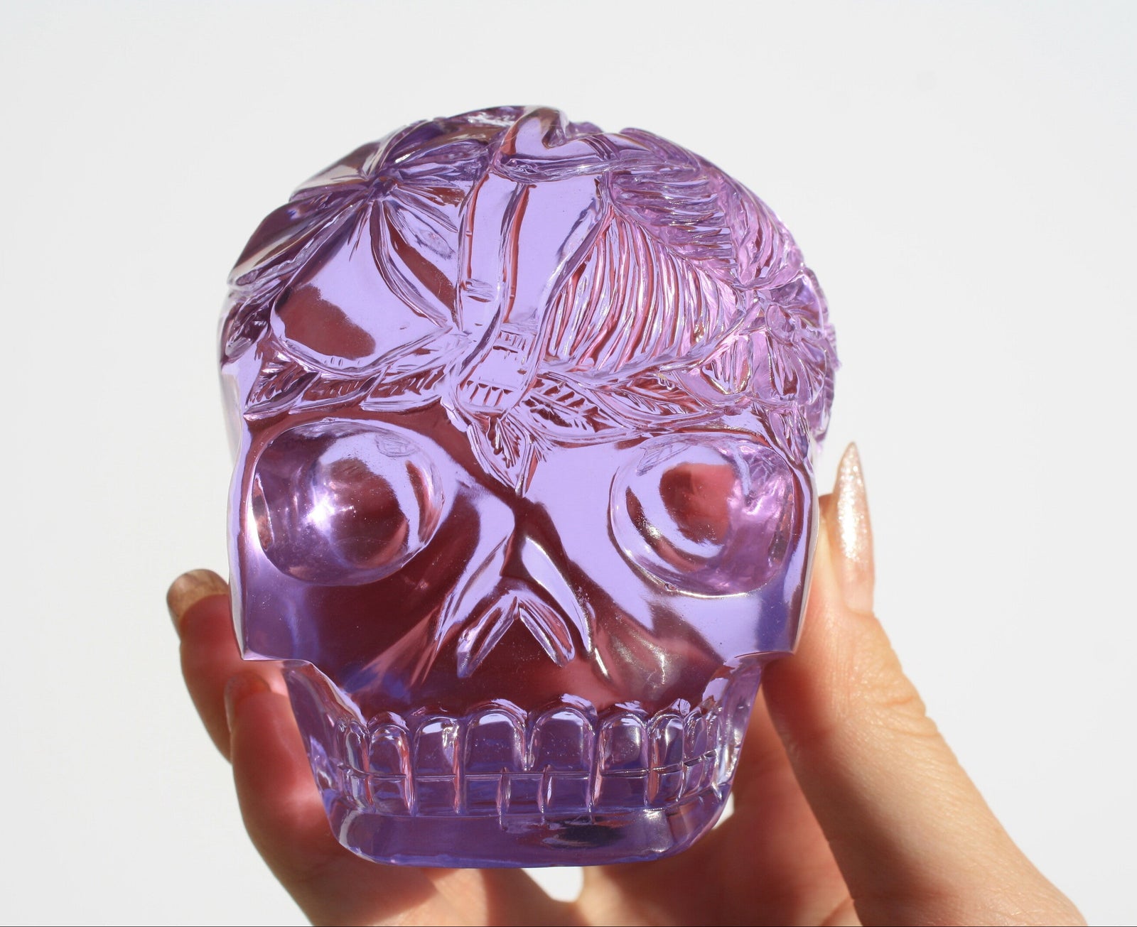 fairy engraved skull