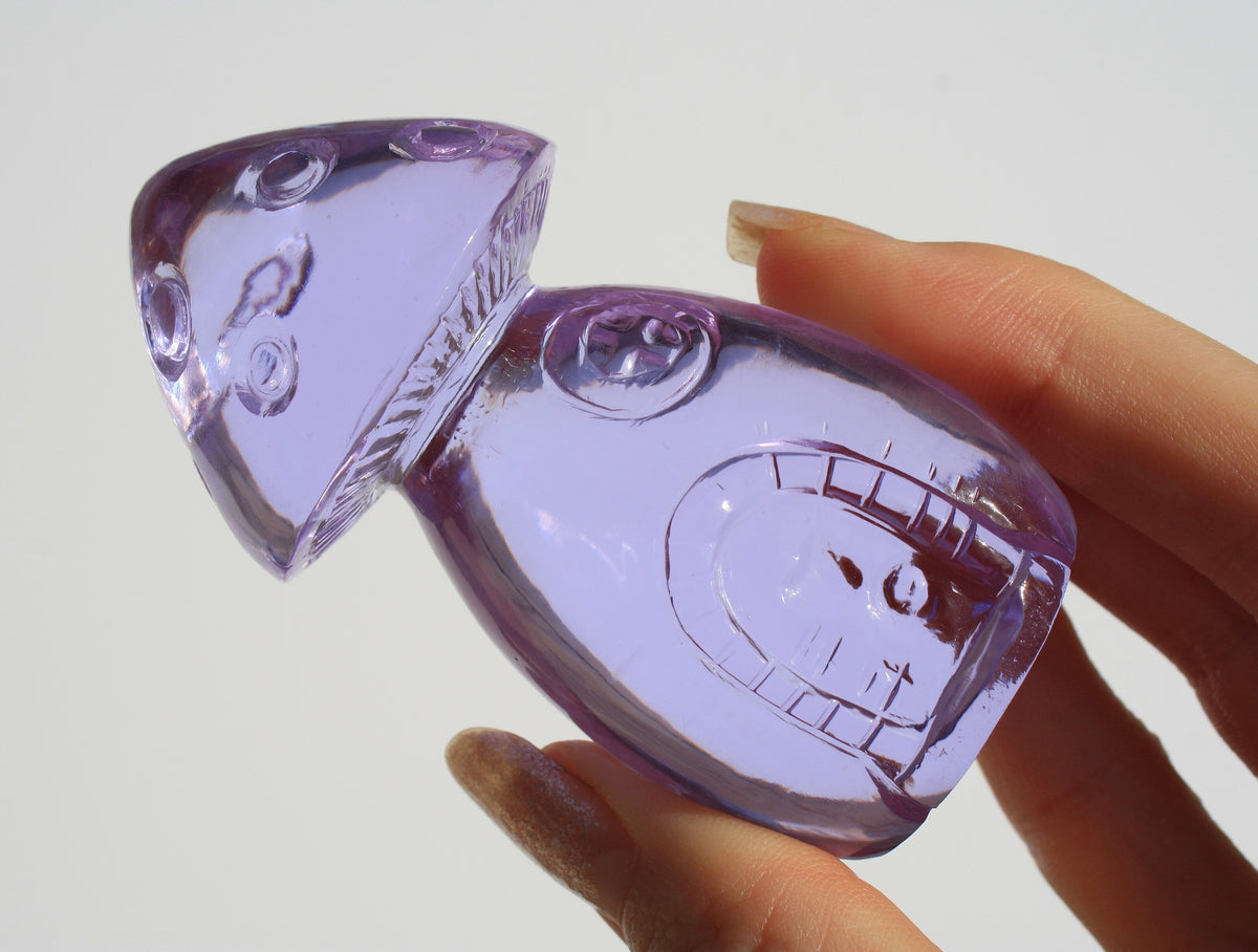 Purple Obsidian Fairy House by Vikas Meena