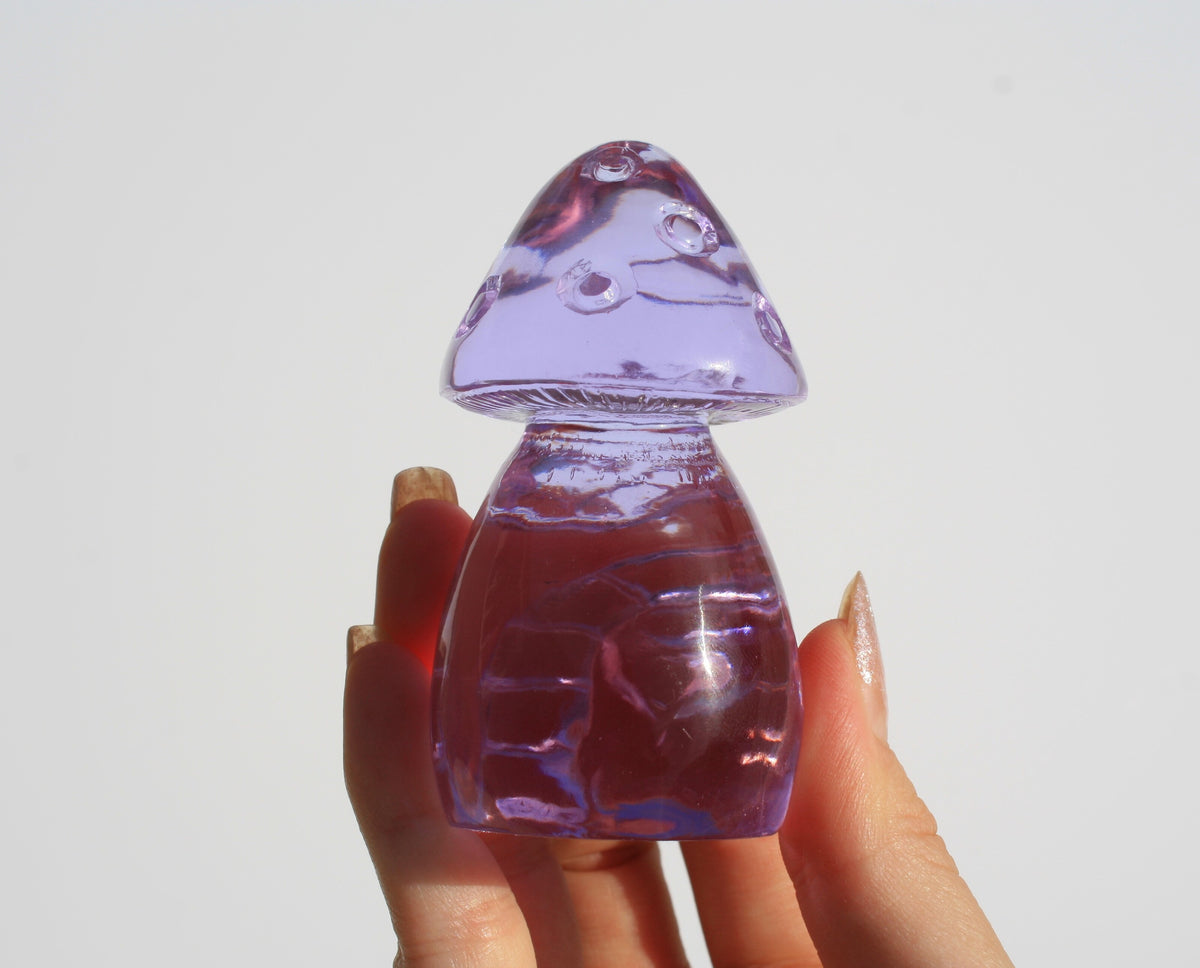 Purple Obsidian Fairy House by Vikas Meena