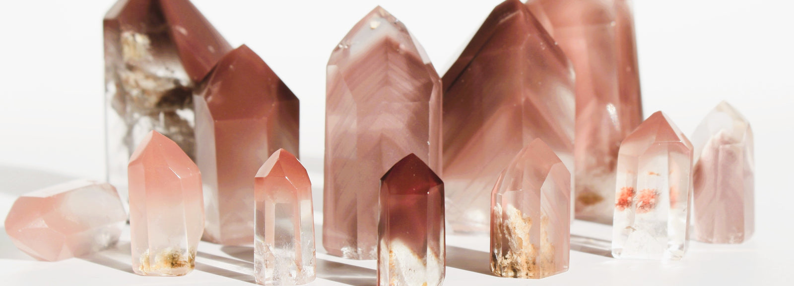 Pink Lithium Quartz crystal, rare quartz gemstone with soft pink tones for heart chakra healing and balance