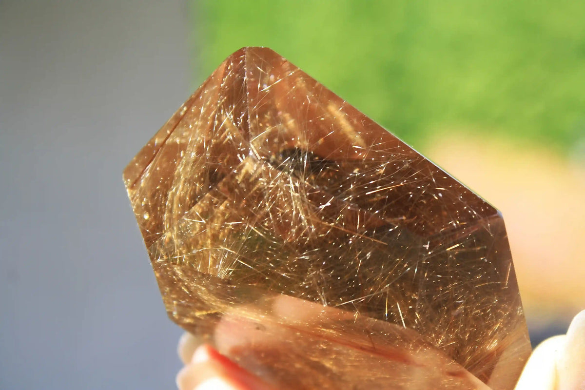 golden rutile in quartz, quartz crystal , quartz freeform, rutile quartz crystal, canadian crystal shop