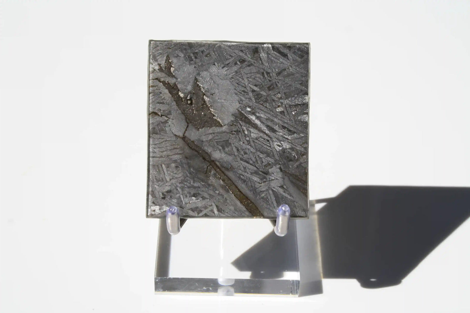 Aletai Meteorite, aletai meteorite, crystal shop, meteorite on stand, crystals from space, moldavite, Widmanstätten Pattern, iron meteorite 
