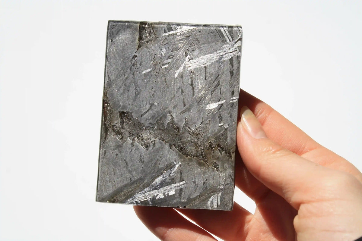 Aletai Meteorite, aletai meteorite, crystal shop, meteorite on stand, crystals from space, moldavite, Widmanstätten Pattern, iron meteorite 