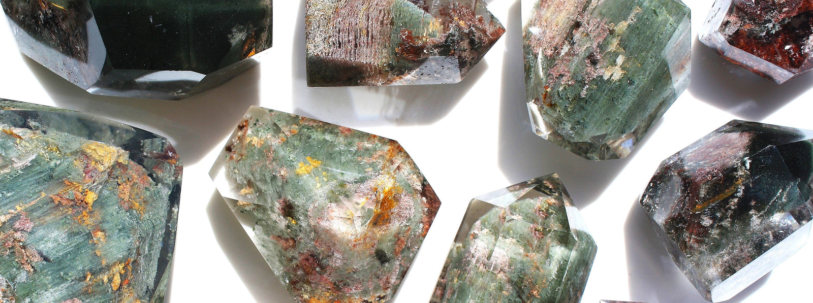 Garden Quartz crystal with scenic mineral inclusions, rare collectible quartz gemstone specimen
