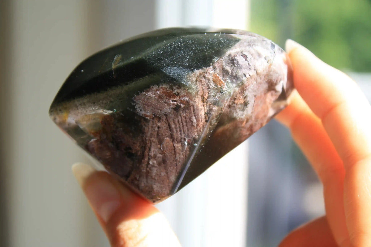Collectors Garden Quartz Freeform with Pink Lodolite