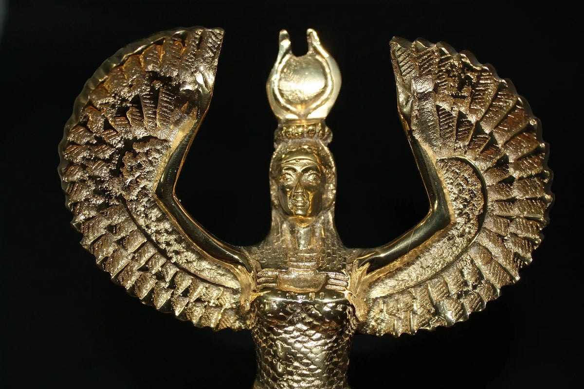 Isis Egyptian goddess of magic and divine feminine power, symbol of healing, protection, and rebirth. Isis Goddess statue