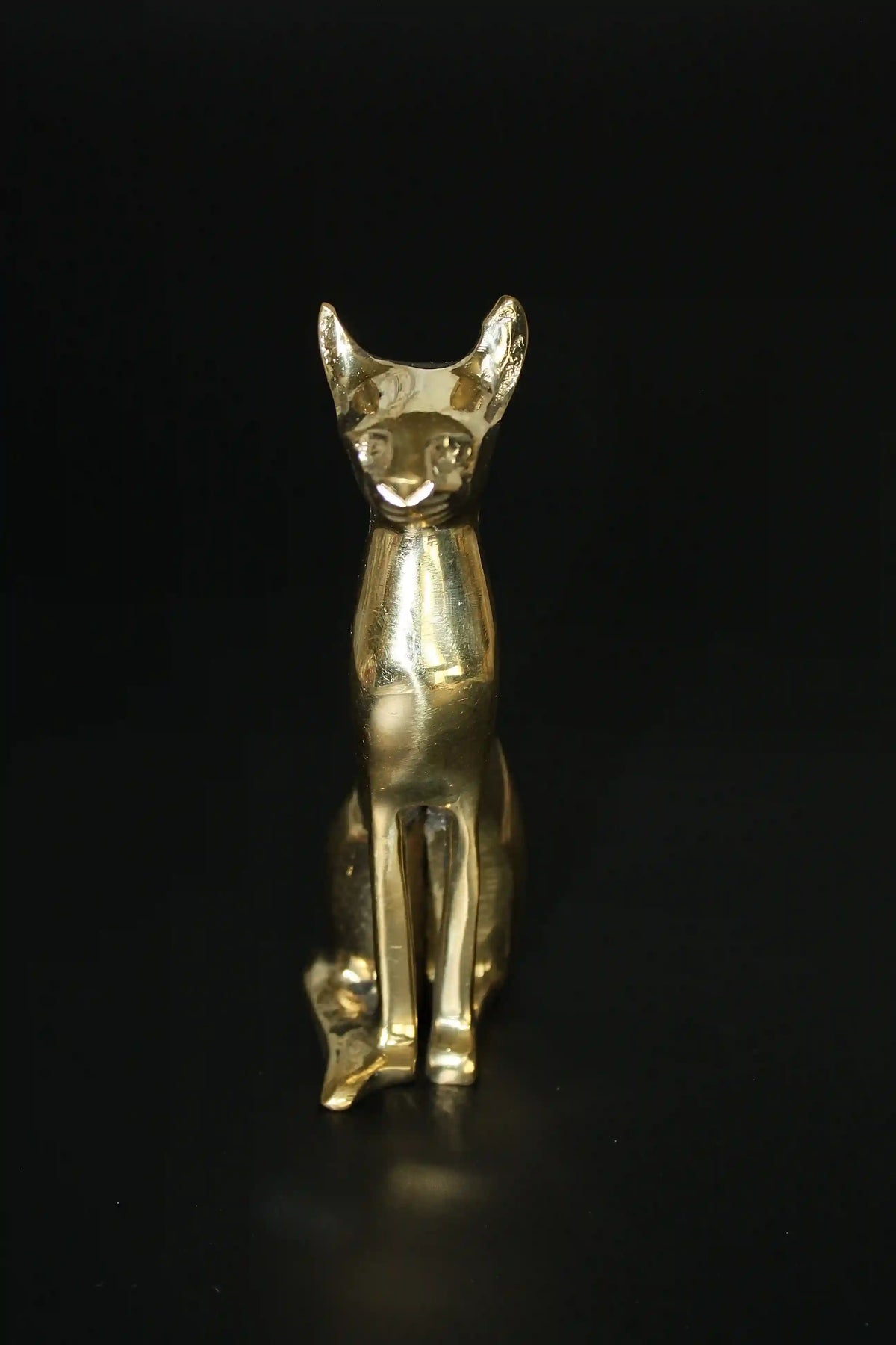 Egyptian cat Bastet statue symbolizing protection, grace, and divine feminine power, Egyptian cat statue 