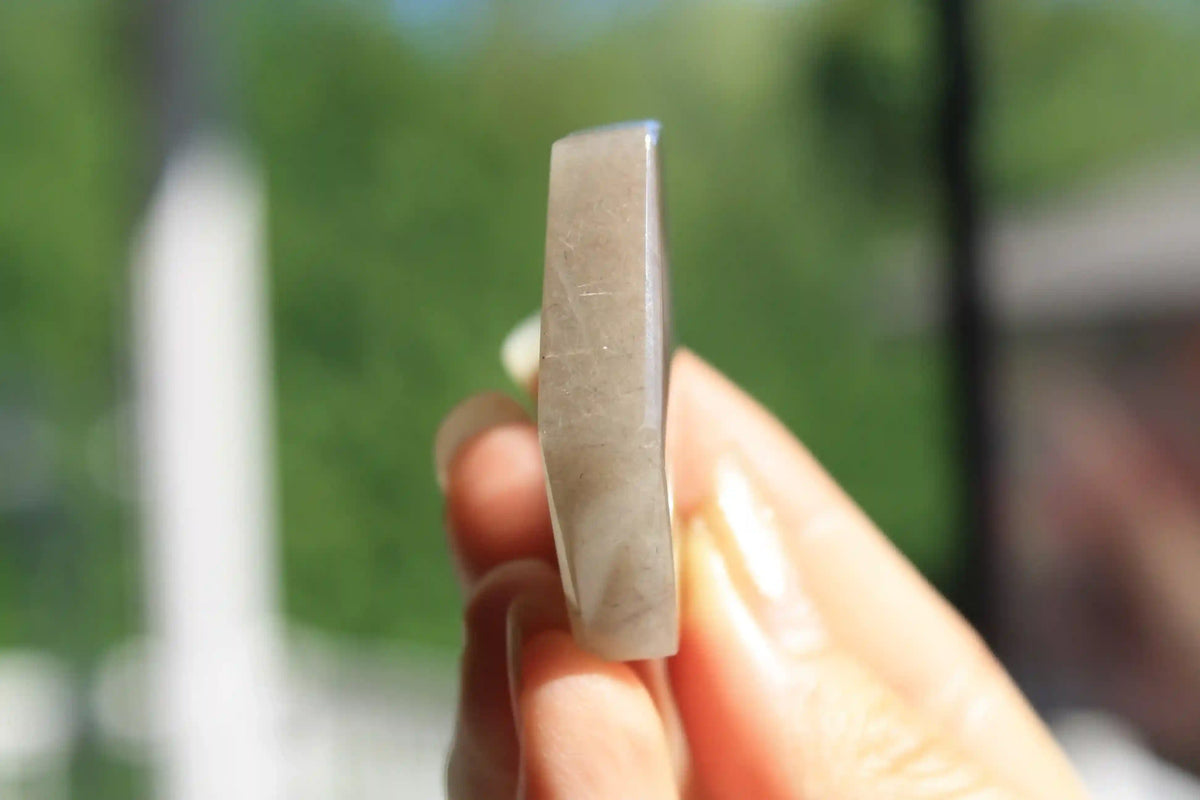 Amphibole quartz crystal , pink amphibole, red amphibole,  Canadian crystal shop, amphibole tower, unique inclusion crystal, window amphibole, amphibole freeform