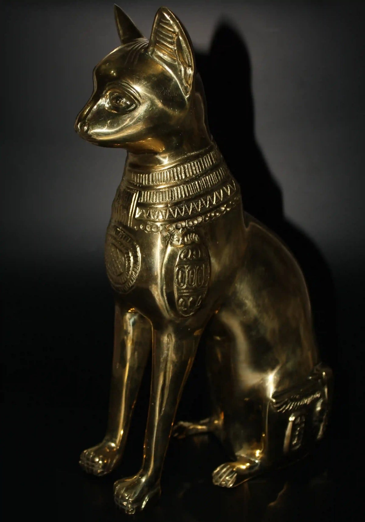 LARGE Egyptian Cat Bastet Statue from Egypt