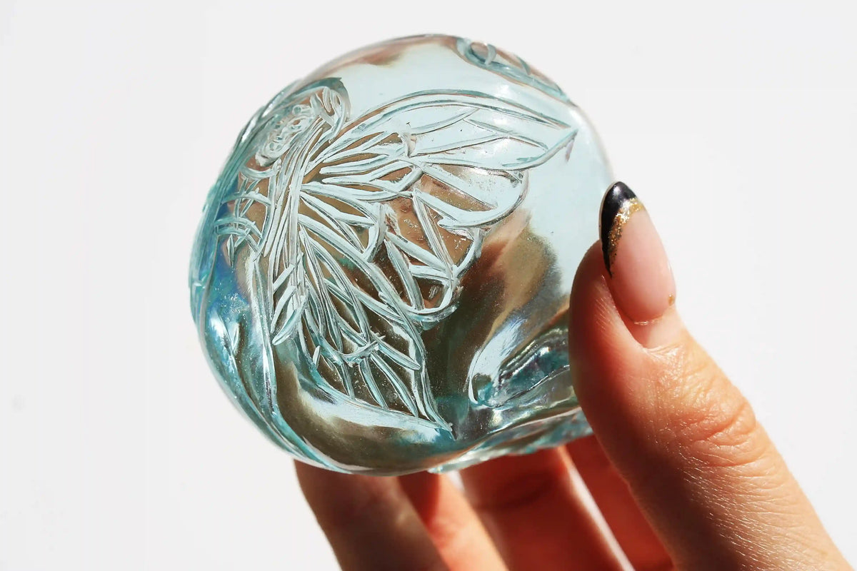 Obsidian Crystal Fairy Skull by Vikas Meena