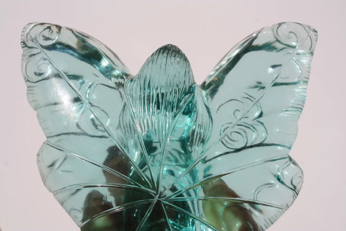 Fairy carving, vikas meena carving, Blue obsidian, Canadian crystals, fairy crystal carving, fairy carved crystal, Fairy crystal, master carved crystal