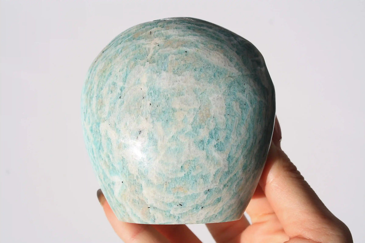 Fairy Amazonite Crystal Carving by Vikas Meena