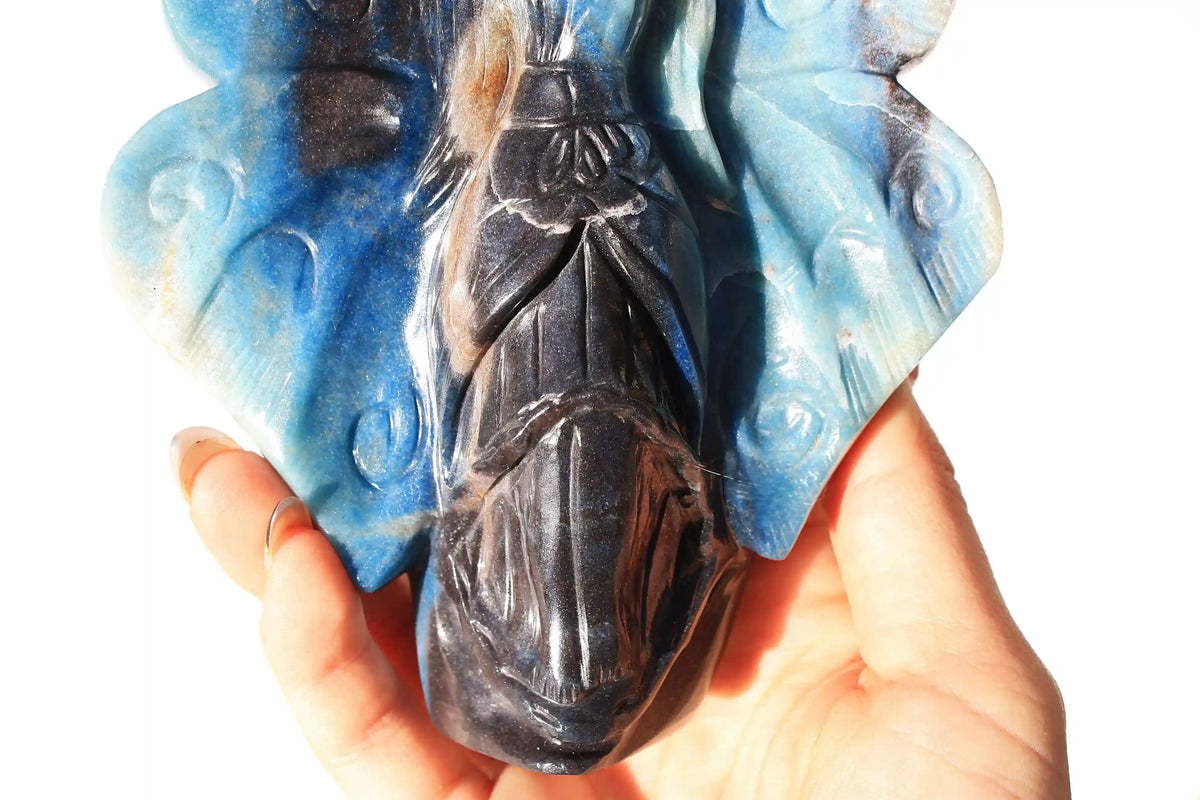 Fairy carving, vikas meena carving, Trolleite, Canadian crystals, fairy crystal carving, fairy carved crystal, Fairy crystal, master carved crystal, Trolleite crystal