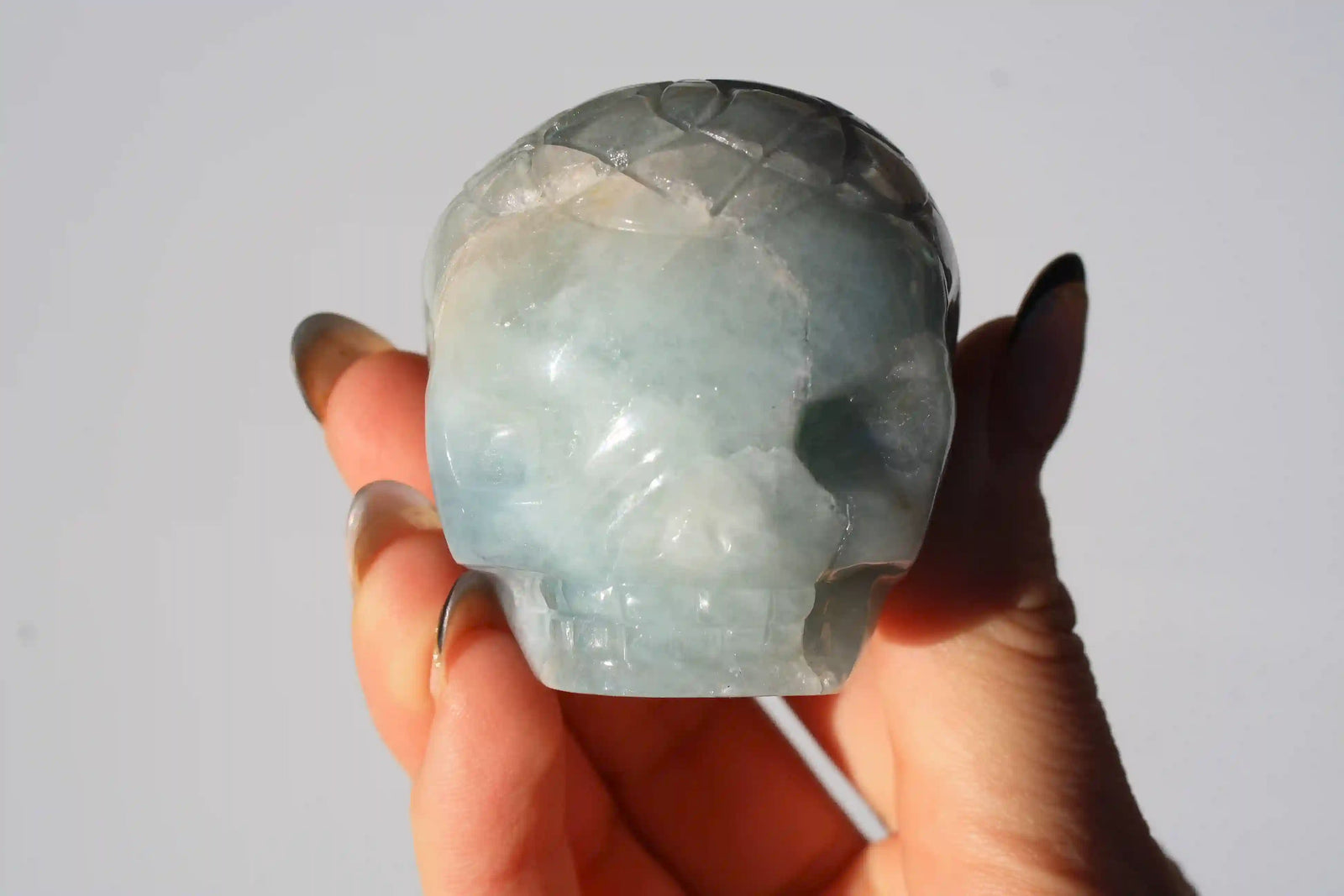 Aquamarine flower of life crystal carving, vikas meena carving, Aquamarine, Canadian crystals, flower of life skull, Aquamarine crystal, Crystal Skull, Aquamarine skull, crystal skull