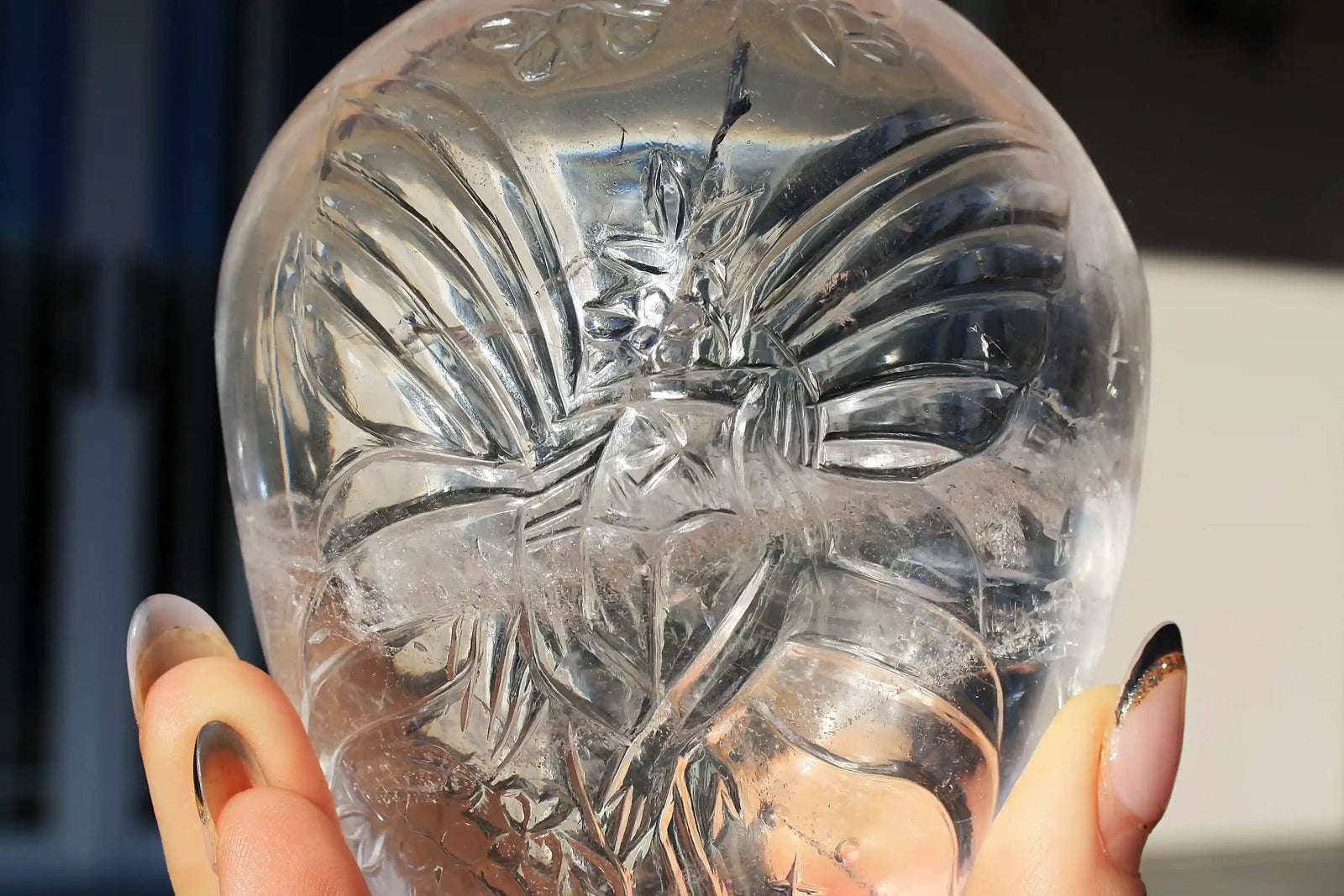 Fairy carving, vikas meena carving, Himalayan quartz , Canadian crystals, fairy crystal carving, fairy carved crystal 