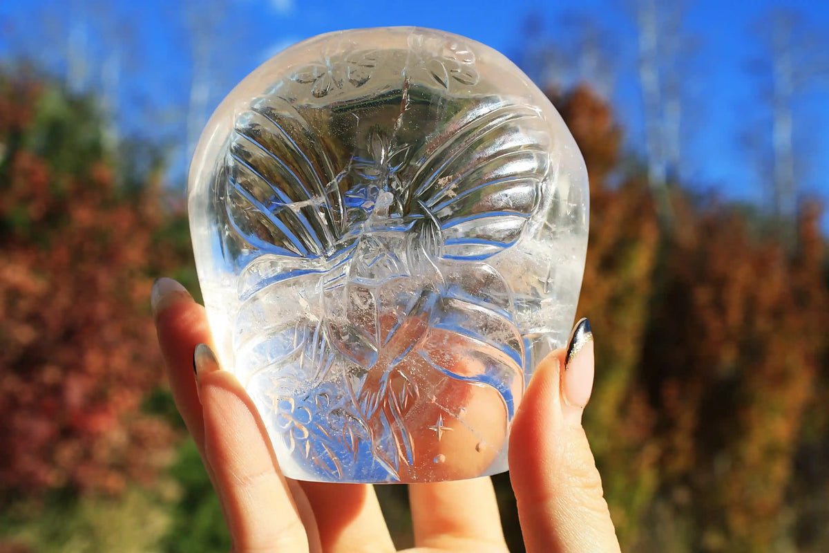 Fairy Himalayan Quartz Crystal Carving by Vikas Meena