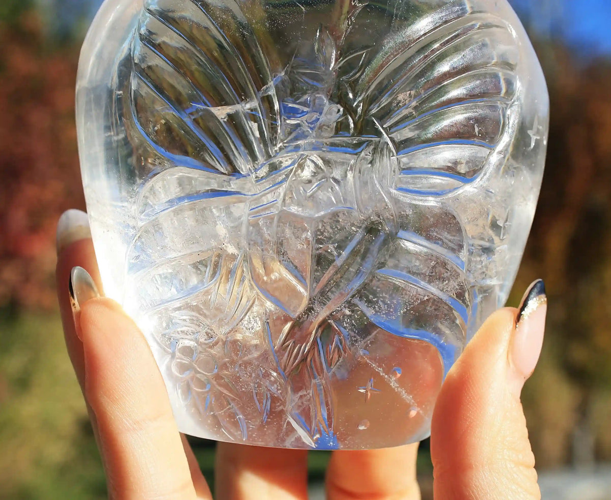 Fairy Himalayan Quartz Crystal Carving by Vikas Meena