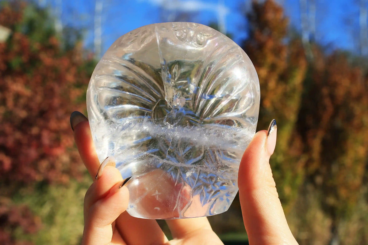 Fairy Himalayan Quartz Crystal Carving by Vikas Meena