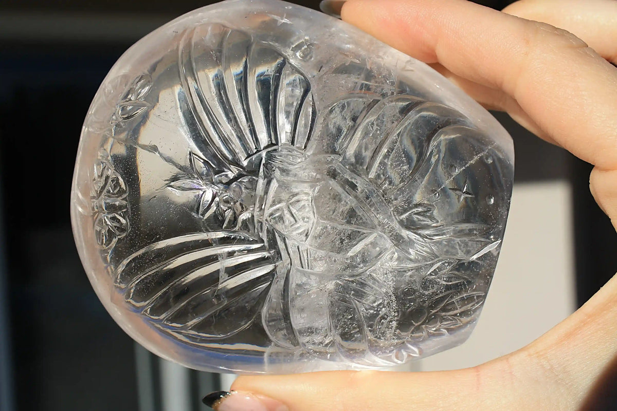 Fairy Himalayan Quartz Crystal Carving by Vikas Meena