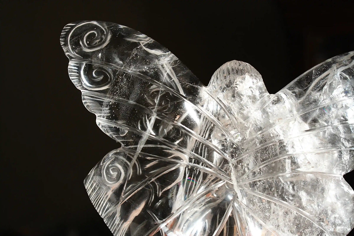 Crystal Fairy Himalayan Quartz Carving by Vikas Meena