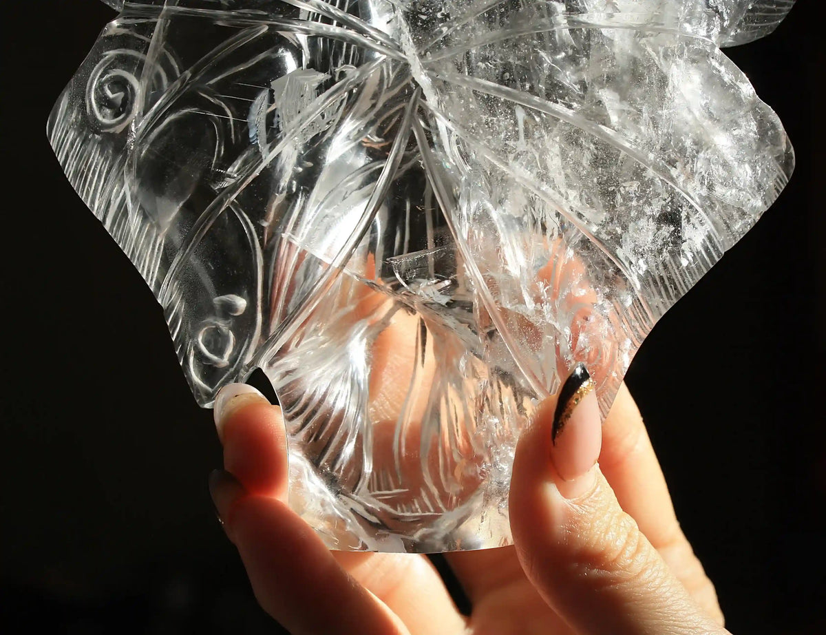 Crystal Fairy Himalayan Quartz Carving by Vikas Meena