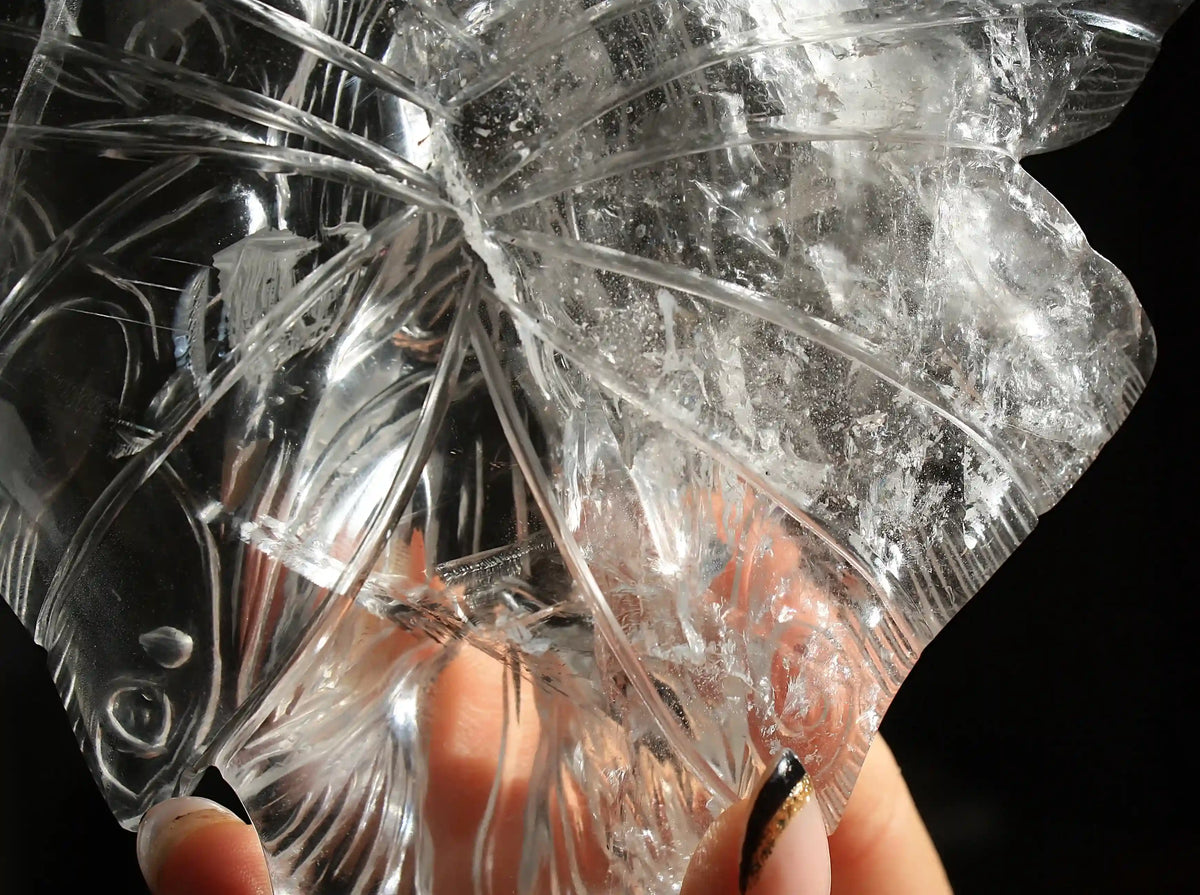 Crystal Fairy Himalayan Quartz Carving by Vikas Meena