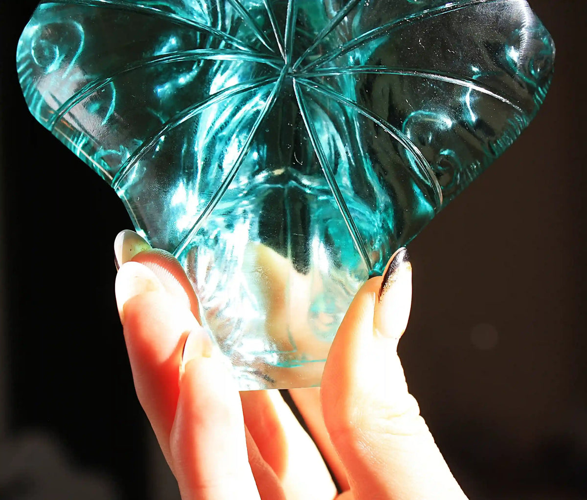 Blue Crystal Fairy Obsidian Carving by Vikas Meena