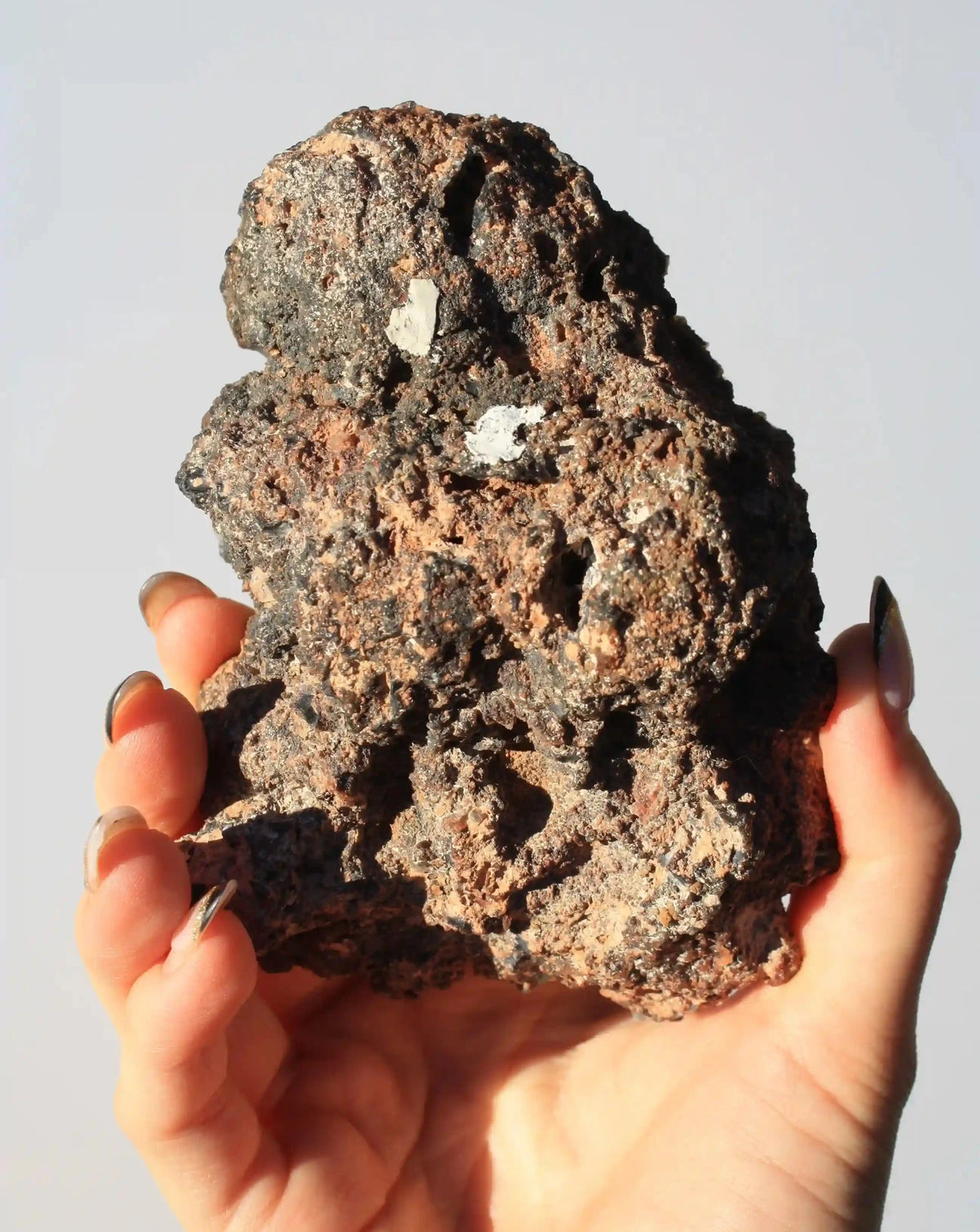 Rare Fire Fox Agate Geode