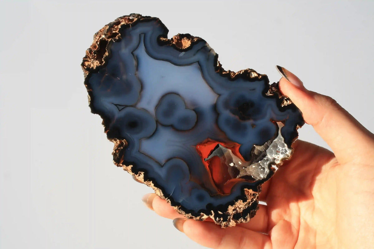 Red fox agate, fire fox agate, volcanic agate geode, fire fox agate slice, red fox agate slice, red fox agate geode 