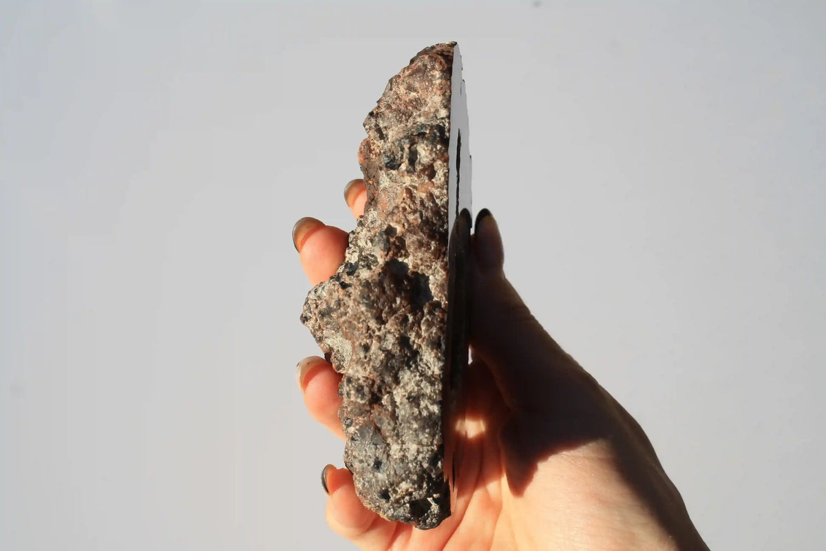 Rare Fire Fox Agate Geode Pair