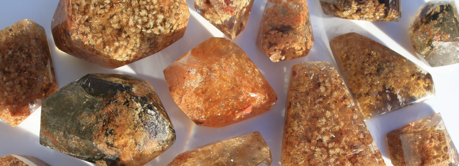 Rare crystals and unique quartz varieties, collectible gemstones with distinctive patterns and natural formations